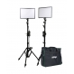 LedGo E268CII Bi-color ledlampen set met statieven